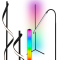 Floor lamps with an LED module